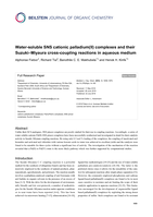 Water-soluble SNS cationic palladium(II) complexes and their Suzuki–Miyaura cross-coupling reactions in aqueous medium