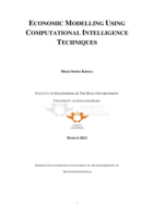 Economic modelling using computational intelligence techniques