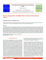Does exchange rate volatility deter trade in Sub-Saharan Africa?