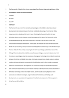 The Fauresmith of South Africa : a new assemblage from Canteen Kopje and significance of the technology in human and cultural evolution