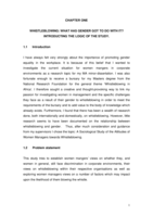 A sociological study of the attitudes of women managers towards whistleblowing