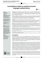 Contradictions within an activity of second language reading literacy