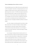 Tobacco and epidemiology in Korea : old tricks, new answers?