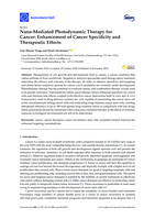 Nano-mediated photodynamic therapy for Cancer : enhancement of cancer specificity and therapeutic effects