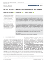 Go with the flow : a neuroscientific view on being fully engaged