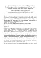 Modelling signalised intersection capacity under informal public transport operations : Case study, Harare, Zimbabwe