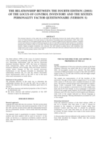 The relationship between the fourth edition (2003) of the locus of control inventory and the sixteen personality factor.