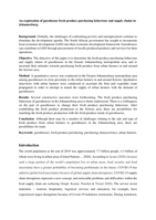 An exploration of guesthouse fresh produce purchasing behaviour and supply chains in Johannesburg