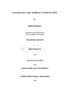 Lovestyles and marital satisfaction