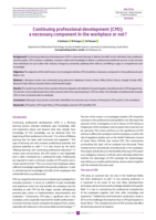 Continuing professional development (CPD) : a necessary component in the workplace or not?
