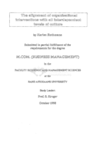 The alignment of organisational interventions with all interdependent levels of culture