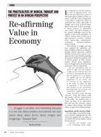 The practicalities of radical thought and protest in an African perspective : re-affirming value in economy