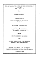 Die genadegawes in die genesingsbediening van die A.G.S. van S.A.