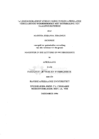 'n Leksikografiese vergelyking tussen Afrikaanse verklarende woordeboeke met betrekking tot naaldwerkterme