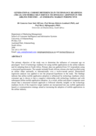 Generational cohort differences in technology readiness (TRI 2.0) and mobile self-service technology adoption in the airline industry – an emerging market perspective
