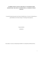 An observational study on the efficacy of individualised homeopathic treatment on premenstrual syndrome in Indian females