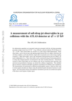 A measurement of soft-drop jet observables in p p collisions with the ATLAS detector at √s = 13 TeV