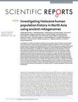 Investigating Holocene human population history in North Asia using ancient mitogenomes