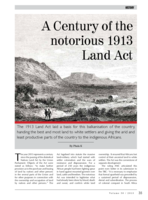 A century of the notorious 1913 Land Act