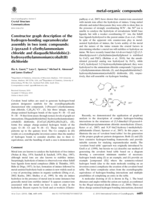 Constructor graph description of the hydrogen-bonding supramolecular assembly in two ionic compounds:2-(pyrazol-1-yl)ethylammonium chloride and diaquadichloridobis(2-hydroxyethylammonium)cobalt(II) dichloride