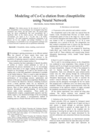 Modeling of Co-Cu elution from clinoptilolite using neural network