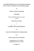 'n Gekombineerde kontak-/afstandsonderwysprogram vir volwassene-leerders in die elektrisiënsambag