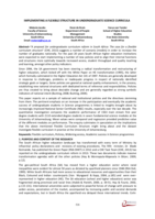 Implementing a flexible structure in undergraduate science curricula