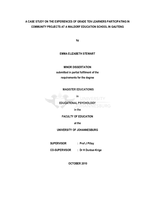 A case study on the experiences of grade ten learners participating in community projects at a Waldorf education school in Gauteng