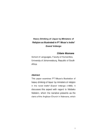 Heavy drinking of liquor by ministers of religion as illustrated in PT Mtuze’s Indlel’ Ecand’ Intlango