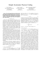 Simple systematic pearson coding
