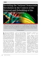 Revisiting the National Democratic Revolution in the context of the renewal and rebuilding of the ANC and the country