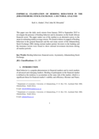Empirical examination of herding behaviour in the Johannesburg stock exchange : a sectoral analysis