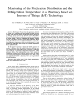Monitoring of the medication distribution and the refrigeration temperature in a pharmacy based on internet of things (IoT) technology