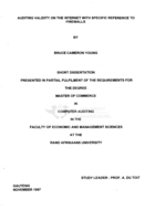 Auditing validity on the internet with specific reference to firewalls