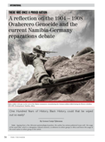 There was once a proud nation : a reflection on the 1904 – 1908 ovaherero genocide and the current Namibia-Germany reparations debate