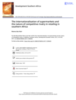 The internationalisation of supermarkets and the nature of competitive rivalry in retailing in southern Africa