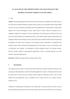 An analysis of the opportunities and challenges of the sharing economy market in South Africa