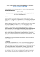 Testing for poisoned arrows in the middle stone age : a tip cross-sectional analysis of backed microliths from Southern Africa