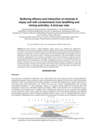 Buffering efficacy and interaction of minerals in clayey soil with contaminants from landfilling and mining activities: a bird-eye view