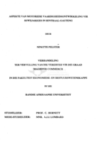 Aspekte van motoriese vaardigheidsontwikkeling vir sewejariges in Sentraal-Gauteng