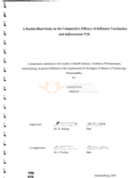 A double blind study on the comparative efficacy of influenza vaccination and Influenzium 7CH