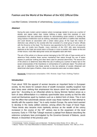 Fashion and the world of the women of the VOC official elite