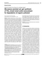 Microwave-assisted sol–gel synthesis of TiO2-mixed metal oxide nanocatalyst for degradation of organic pollutant