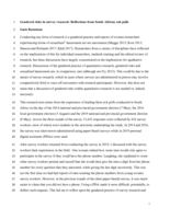 Gendered risks in survey research : reflections from South African exit polls