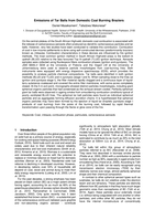 Emissions of tar balls from domestic coal burning braziers