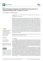 Hybrid inorganic-organic core-shell nanodrug systems in targeted photodynamic therapy of cancer