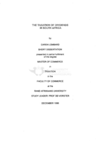 The taxation of dividends in South Africa