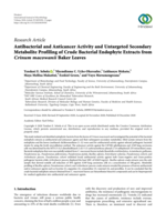 Antibacterial and anticancer activity and untargeted secondary metabolite profiling of crude bacterial endophyte extracts from cinum macowanii baker leaves