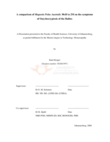 A comparison of Magnetis Polus Australis 30cH to 2M on the symptoms of onychocryptosis of the Hallux