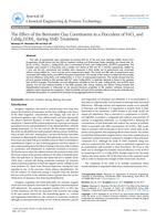 The Effect of the Bentonite Clay Constituents in a Flocculent of FeCl3 and CaMg.2(OH)2  during AMD  Treatment Ntwampe OI1, Waanders FB2 and Bunt JR2